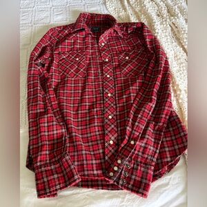 Ralph Lauren women’s flannel shirt.